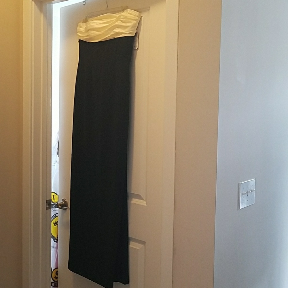 A maxi tube dress